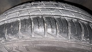 Used 2020 Renault Kwid 1.0L RXT(O) AMT Petrol Automatic tyres LEFT FRONT TYRE TREAD VIEW
