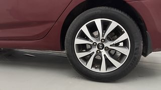 Used 2013 Hyundai Verna Fluidic 1.6 VTVT SX Opt AT Petrol Automatic tyres LEFT REAR TYRE RIM VIEW