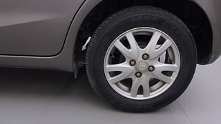 Used 2016 Honda Brio VX MT Petrol Manual tyres LEFT REAR TYRE RIM VIEW