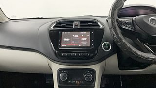 Used 2022 Tata Tigor Revotron XZ+ Petrol Manual interior MUSIC SYSTEM & AC CONTROL VIEW