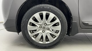 Used 2016 Maruti Suzuki Baleno Alpha 1.2 Petrol Manual tyres LEFT FRONT TYRE RIM VIEW