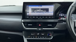Used 2023 Kia Seltos X Line DCT Petrol Automatic interior MUSIC SYSTEM & AC CONTROL VIEW