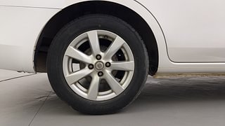 Used 2013 Nissan Sunny XV Petrol Manual tyres RIGHT REAR TYRE RIM VIEW