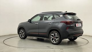 Used 2023 Kia Seltos X Line DCT Petrol Automatic exterior LEFT REAR CORNER VIEW