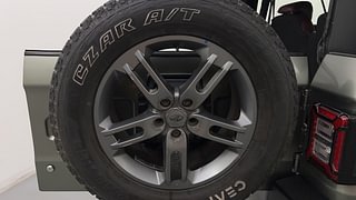 Used 2021 Mahindra Thar LX 4 STR Hard Top Petrol MT 4WD Petrol Manual tyres SPARE TYRE VIEW