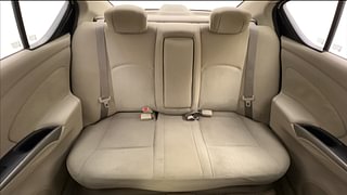 Used 2013 Nissan Sunny XV Petrol Manual interior REAR SEAT CONDITION VIEW
