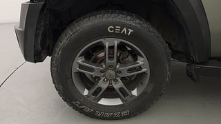 Used 2021 Mahindra Thar LX 4 STR Hard Top Petrol MT 4WD Petrol Manual tyres LEFT FRONT TYRE RIM VIEW
