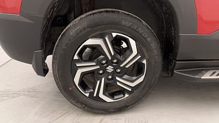 Used 2023 Maruti Suzuki Brezza ZXI Plus Dual Tone Petrol Manual tyres RIGHT REAR TYRE RIM VIEW