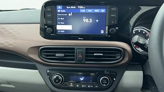 Used 2022 Hyundai Aura SX Plus 1.2 AMT Petrol Petrol Automatic interior MUSIC SYSTEM & AC CONTROL VIEW