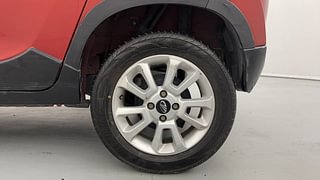 Used 2017 Mahindra KUV100 [2015-2017] K8 6 STR Dual Tone Petrol Manual tyres LEFT REAR TYRE RIM VIEW