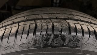 Used 2023 Maruti Suzuki Brezza ZXI Plus Dual Tone Petrol Manual tyres LEFT FRONT TYRE TREAD VIEW