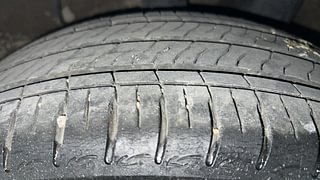 Used 2022 Hyundai Aura SX Plus 1.2 AMT Petrol Petrol Automatic tyres LEFT REAR TYRE TREAD VIEW