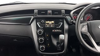 Used 2017 Mahindra KUV100 [2015-2017] K8 6 STR Dual Tone Petrol Manual interior MUSIC SYSTEM & AC CONTROL VIEW