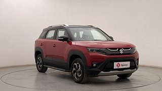 Used 2023 Maruti Suzuki Brezza ZXI Plus Dual Tone Petrol Manual exterior RIGHT FRONT CORNER VIEW