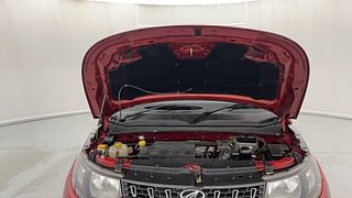 Used 2017 Mahindra KUV100 [2015-2017] K8 6 STR Dual Tone Petrol Manual engine ENGINE & BONNET OPEN FRONT VIEW