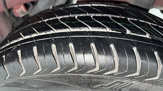 Used 2017 Mahindra KUV100 [2015-2017] K8 6 STR Dual Tone Petrol Manual tyres LEFT REAR TYRE TREAD VIEW