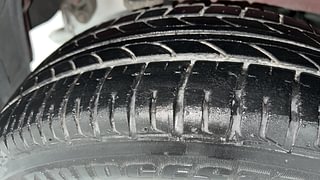 Used 2017 Mahindra KUV100 [2015-2017] K8 6 STR Dual Tone Petrol Manual tyres RIGHT REAR TYRE TREAD VIEW