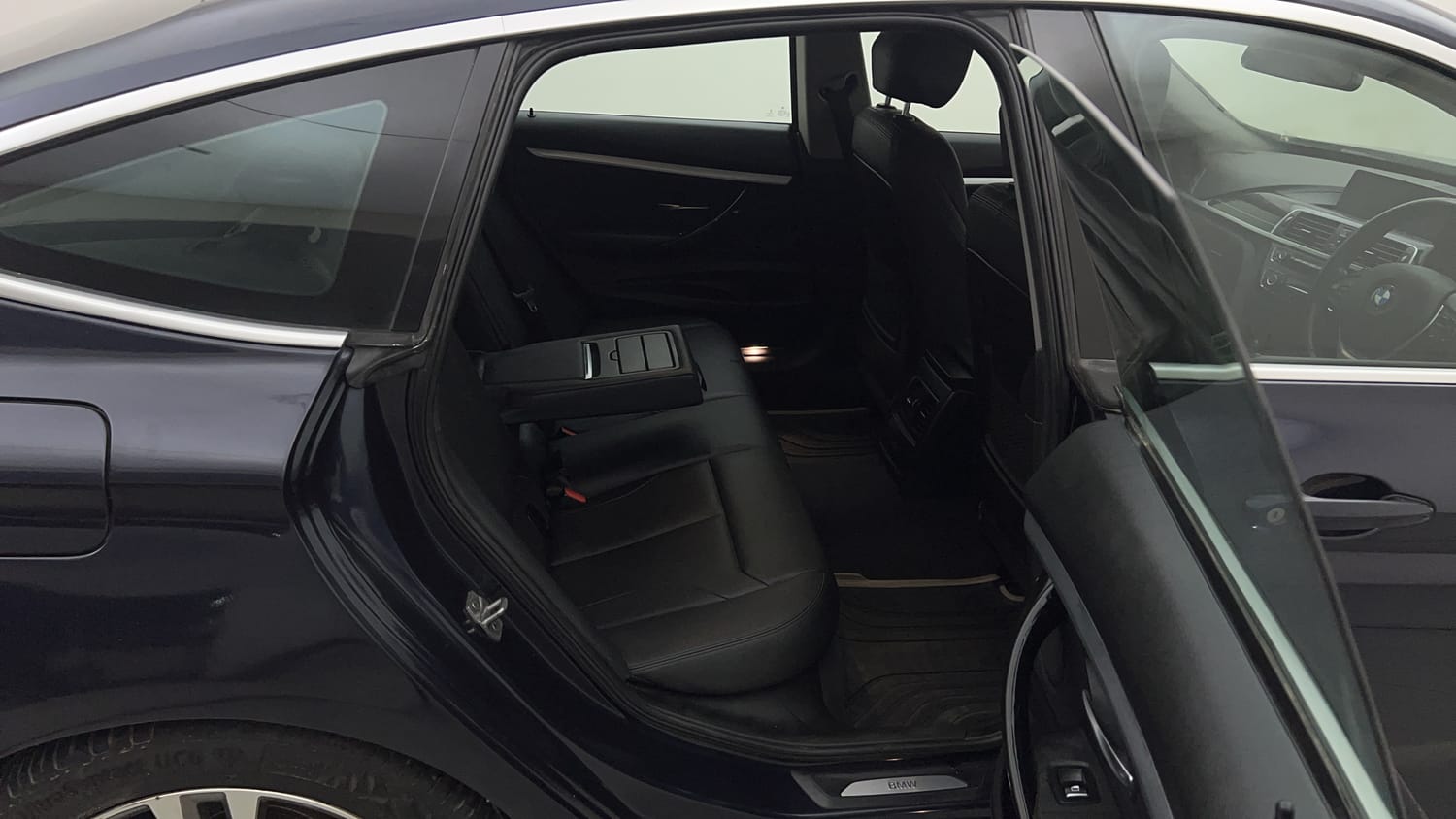 New BMW 3 Series GT interior RIGHT SIDE REAR DOOR CABIN VIEW