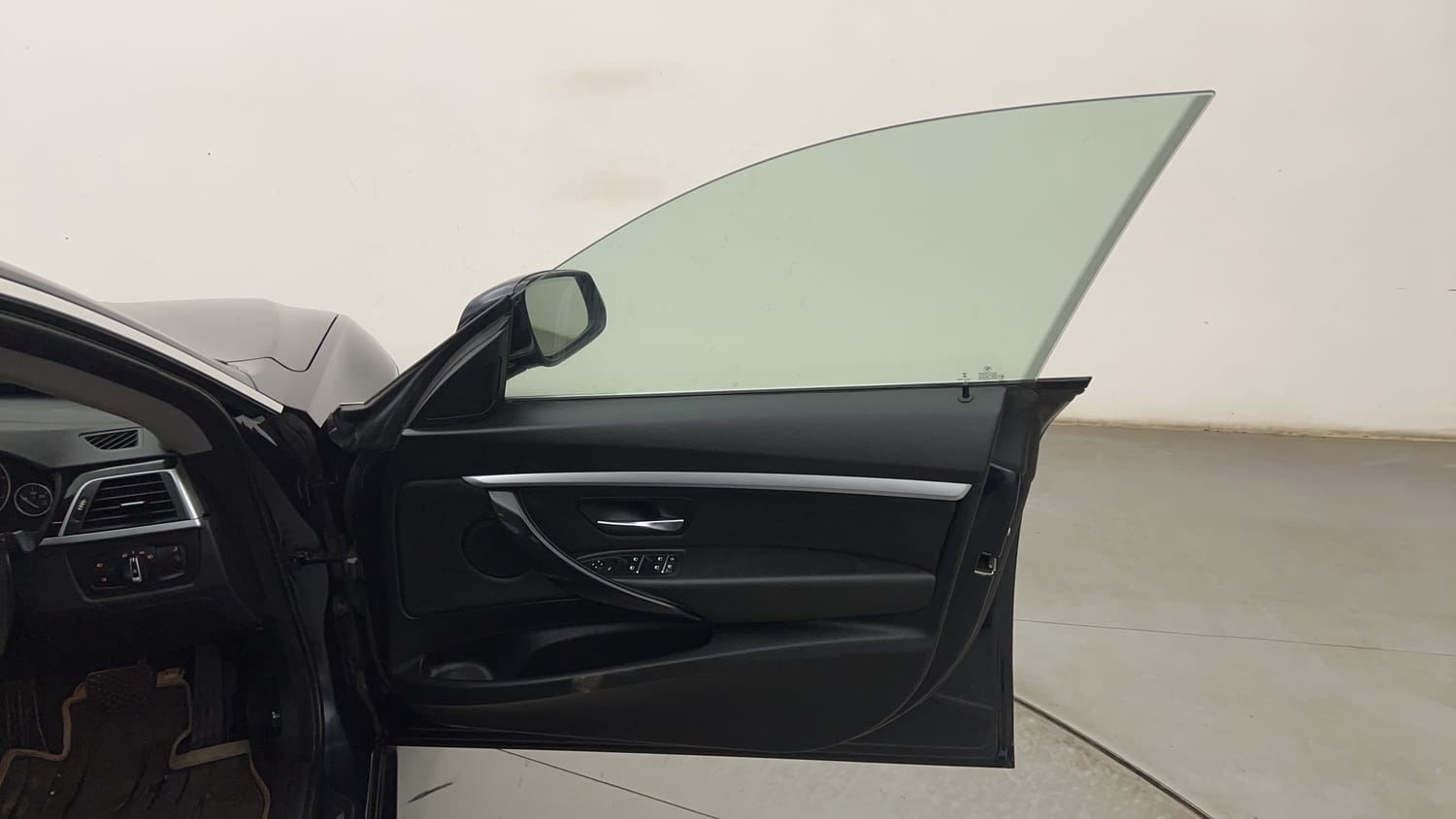 New BMW 3 Series GT interior RIGHT FRONT DOOR OPEN VIEW