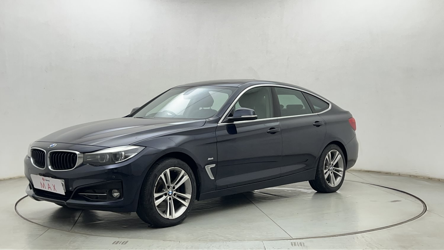New BMW 3 Series GT exterior LEFT FRONT CORNER VIEW