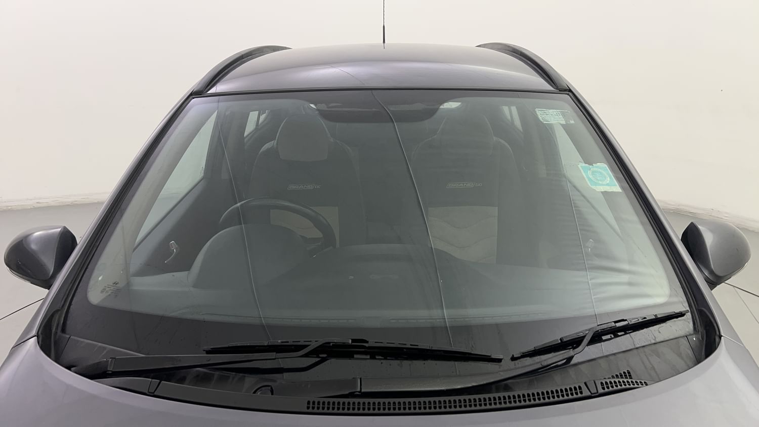 New Hyundai Grand i10 exterior FRONT WINDSHIELD VIEW