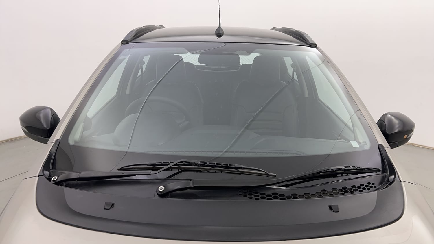 New Tata Tiago NRG exterior FRONT WINDSHIELD VIEW