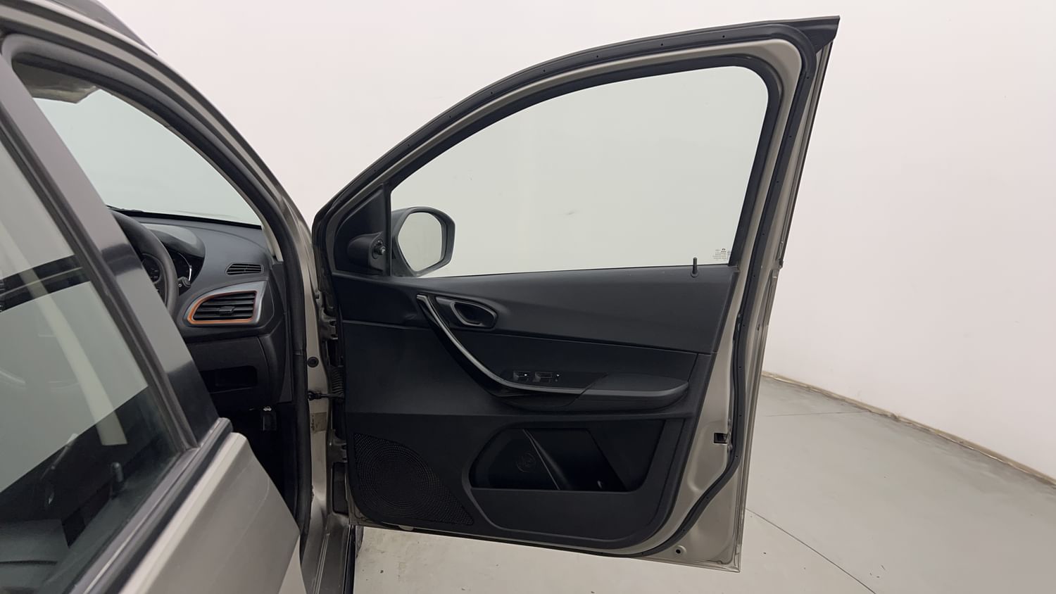 New Tata Tiago NRG interior RIGHT FRONT DOOR OPEN VIEW