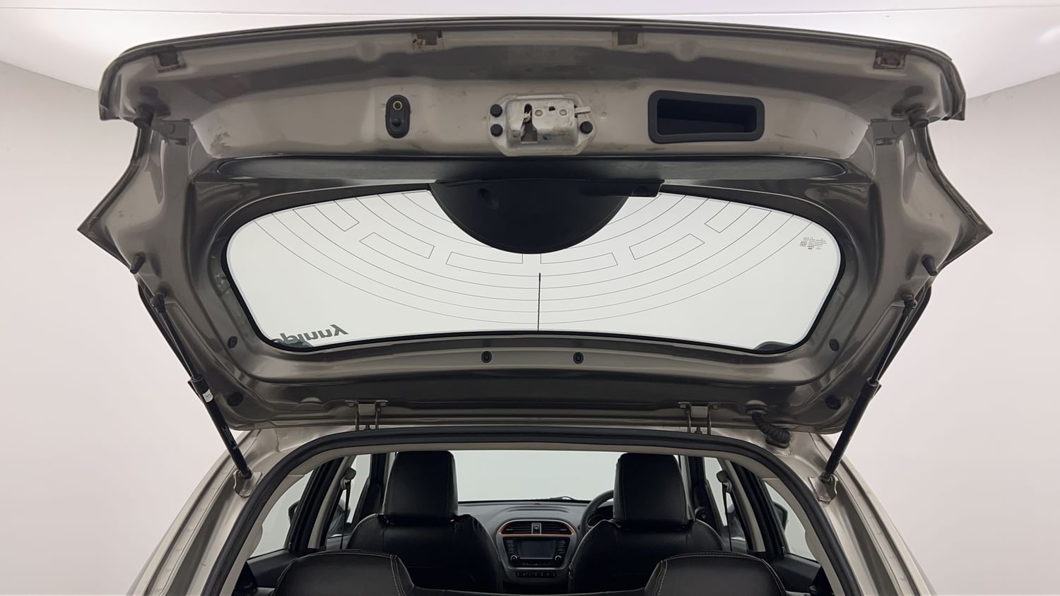 New Tata Tiago NRG interior DICKY DOOR OPEN VIEW