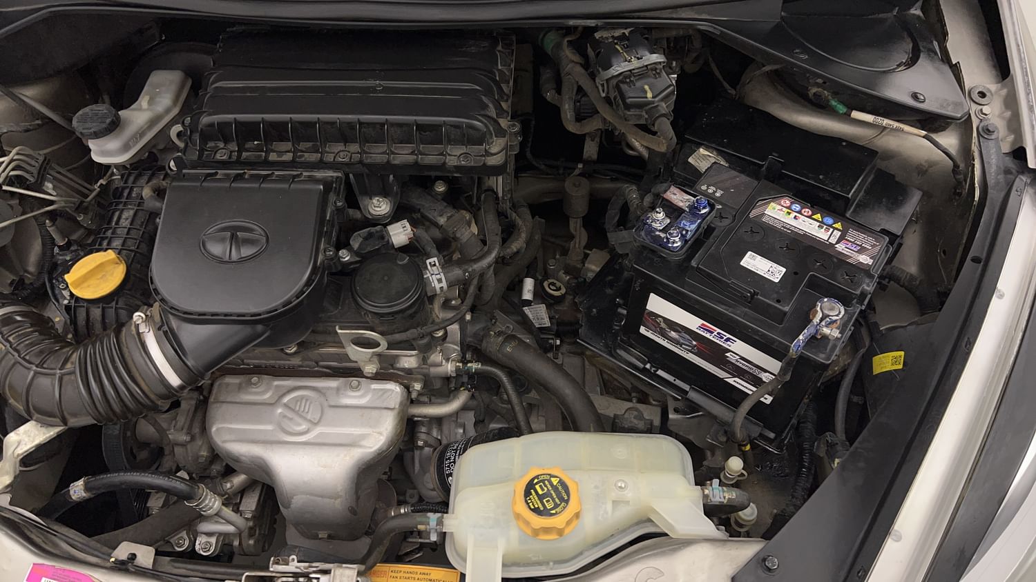 New Tata Tiago NRG engine ENGINE LEFT SIDE VIEW