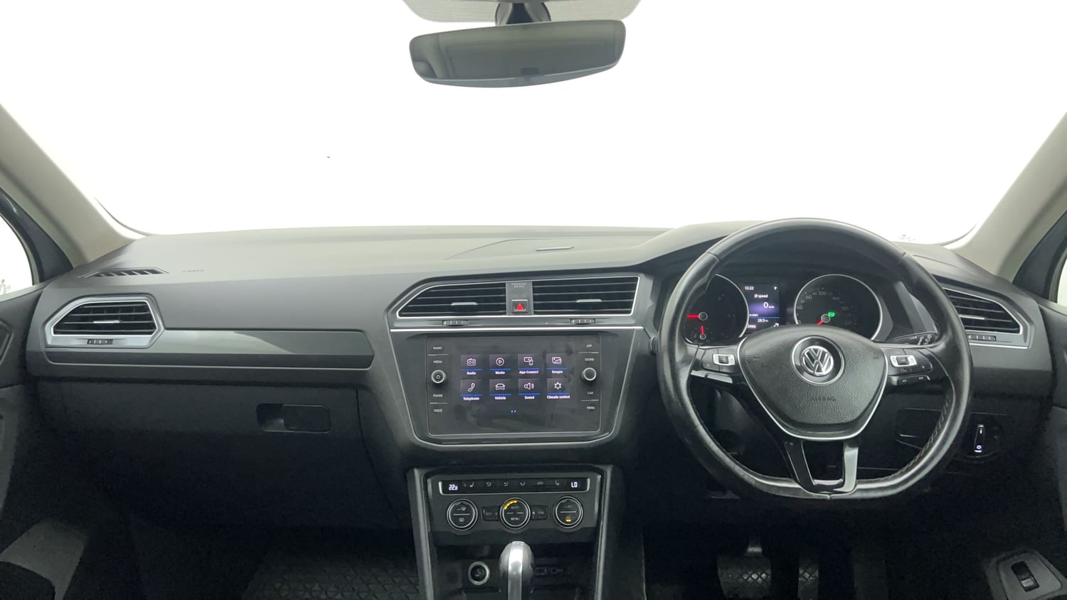 New Volkswagen Tiguan interior DASHBOARD VIEW