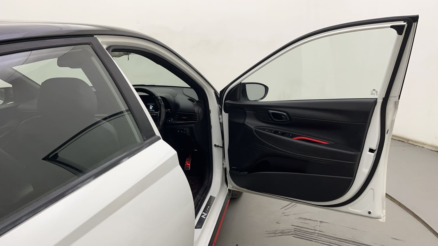 New Hyundai i20 N Line interior RIGHT FRONT DOOR OPEN VIEW