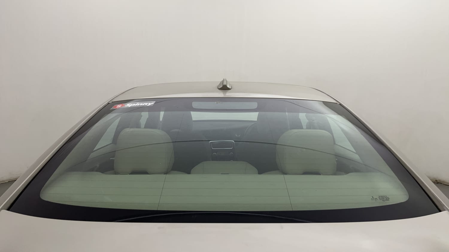 New Volvo S60 exterior BACK WINDSHIELD VIEW
