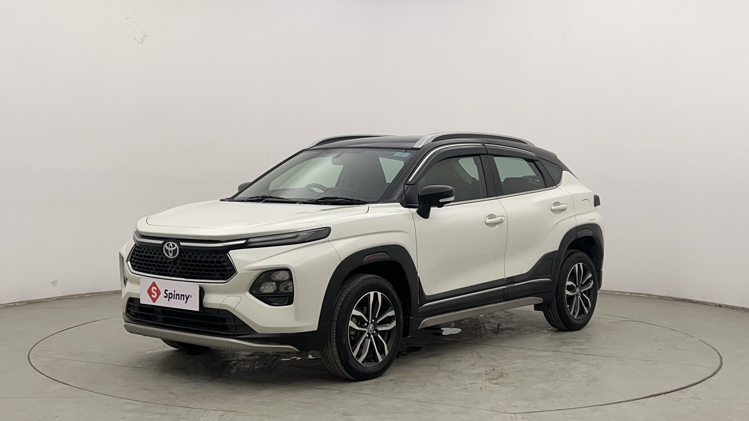 New Toyota Urban Cruiser Taisor exterior LEFT FRONT CORNER VIEW