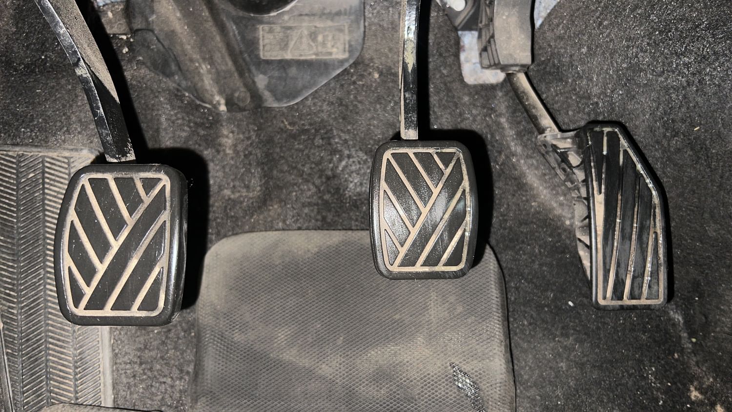 New Toyota Urban Cruiser Taisor interior PEDALS VIEW