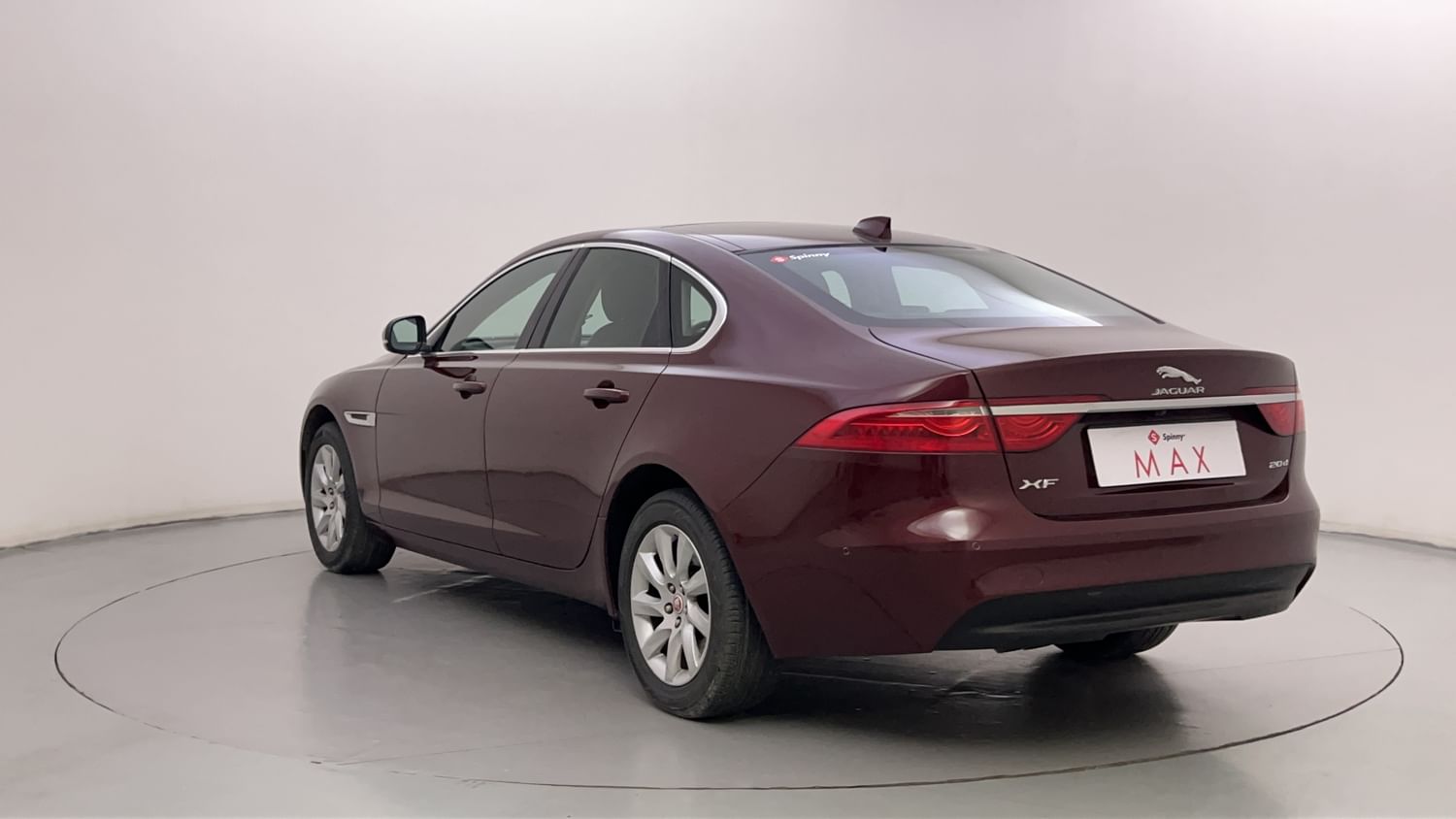 New Jaguar XF exterior LEFT REAR CORNER VIEW
