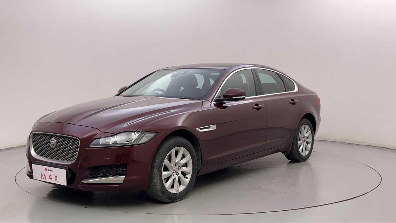 New Jaguar XF exterior LEFT FRONT CORNER VIEW