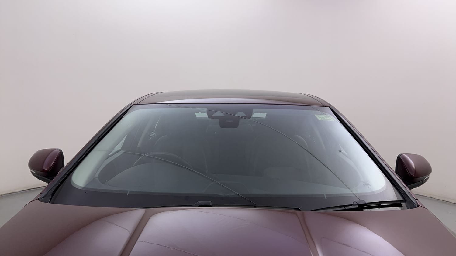 New Jaguar XF exterior FRONT WINDSHIELD VIEW