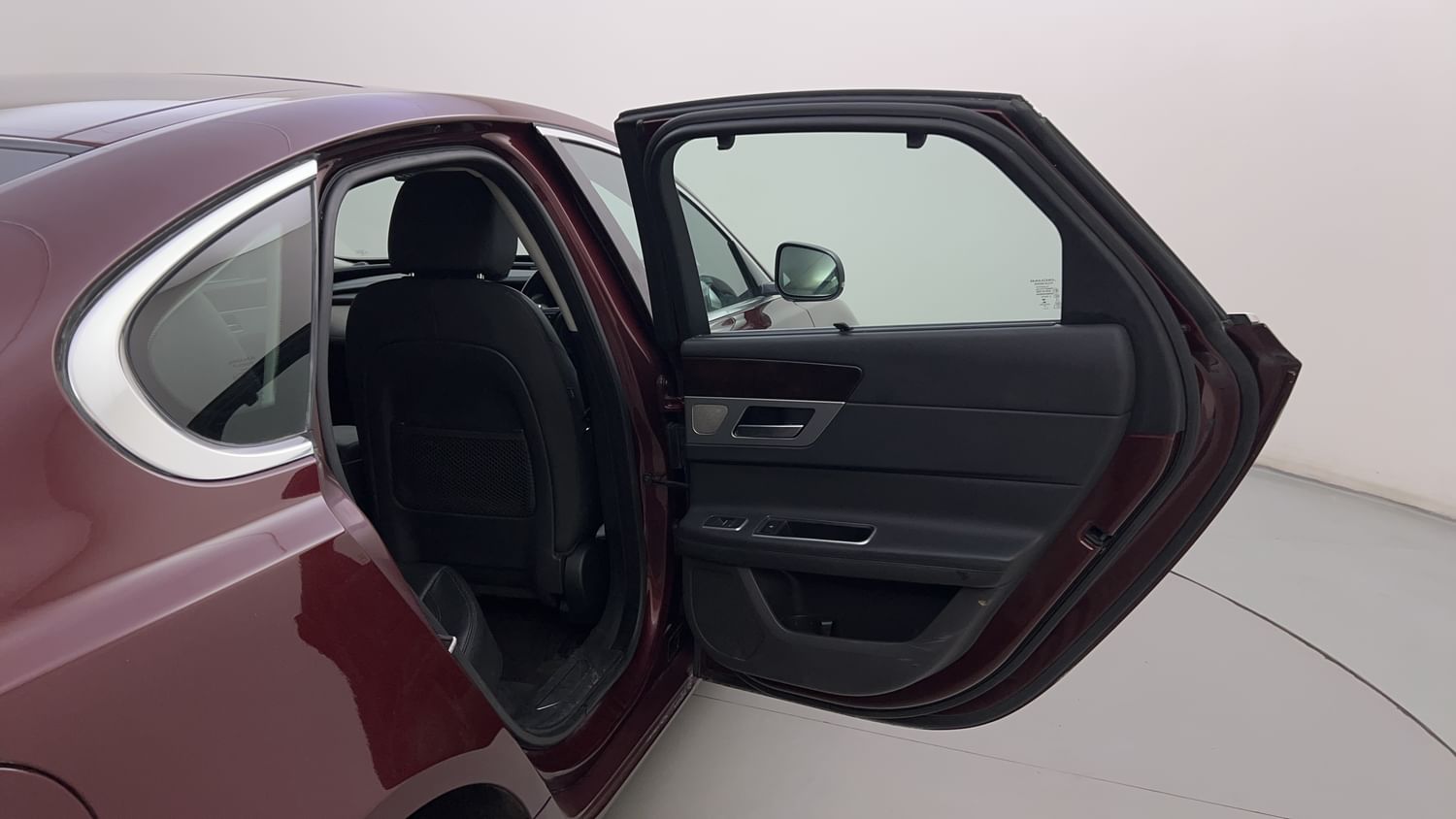 New Jaguar XF interior RIGHT REAR DOOR OPEN VIEW