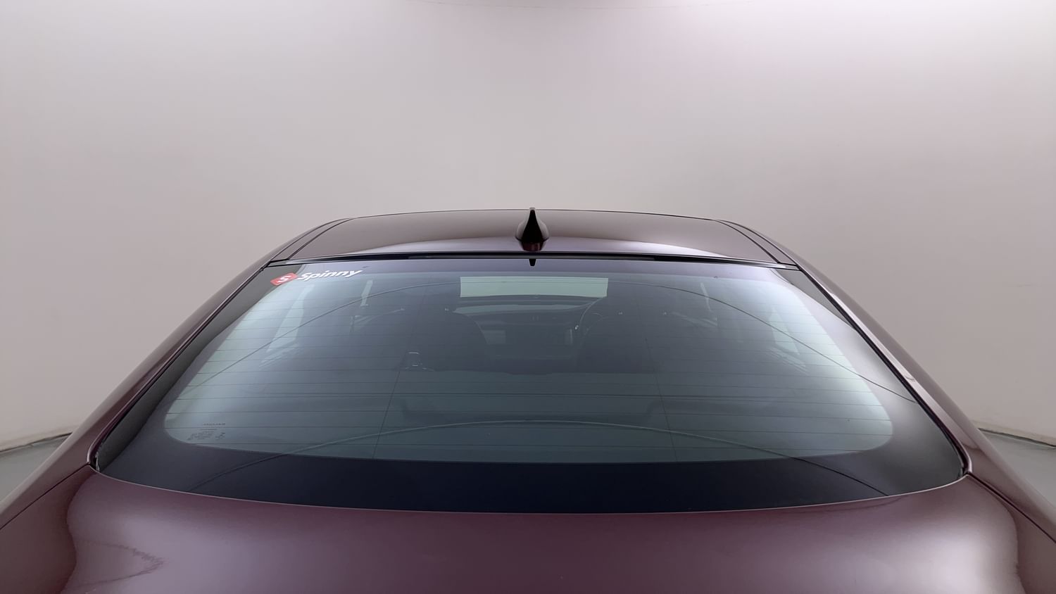 New Jaguar XF exterior BACK WINDSHIELD VIEW