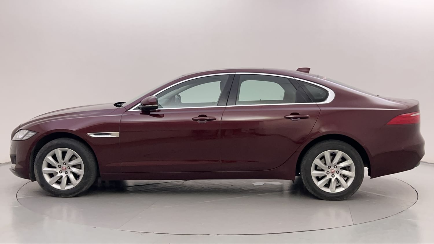 New Jaguar XF exterior LEFT SIDE VIEW