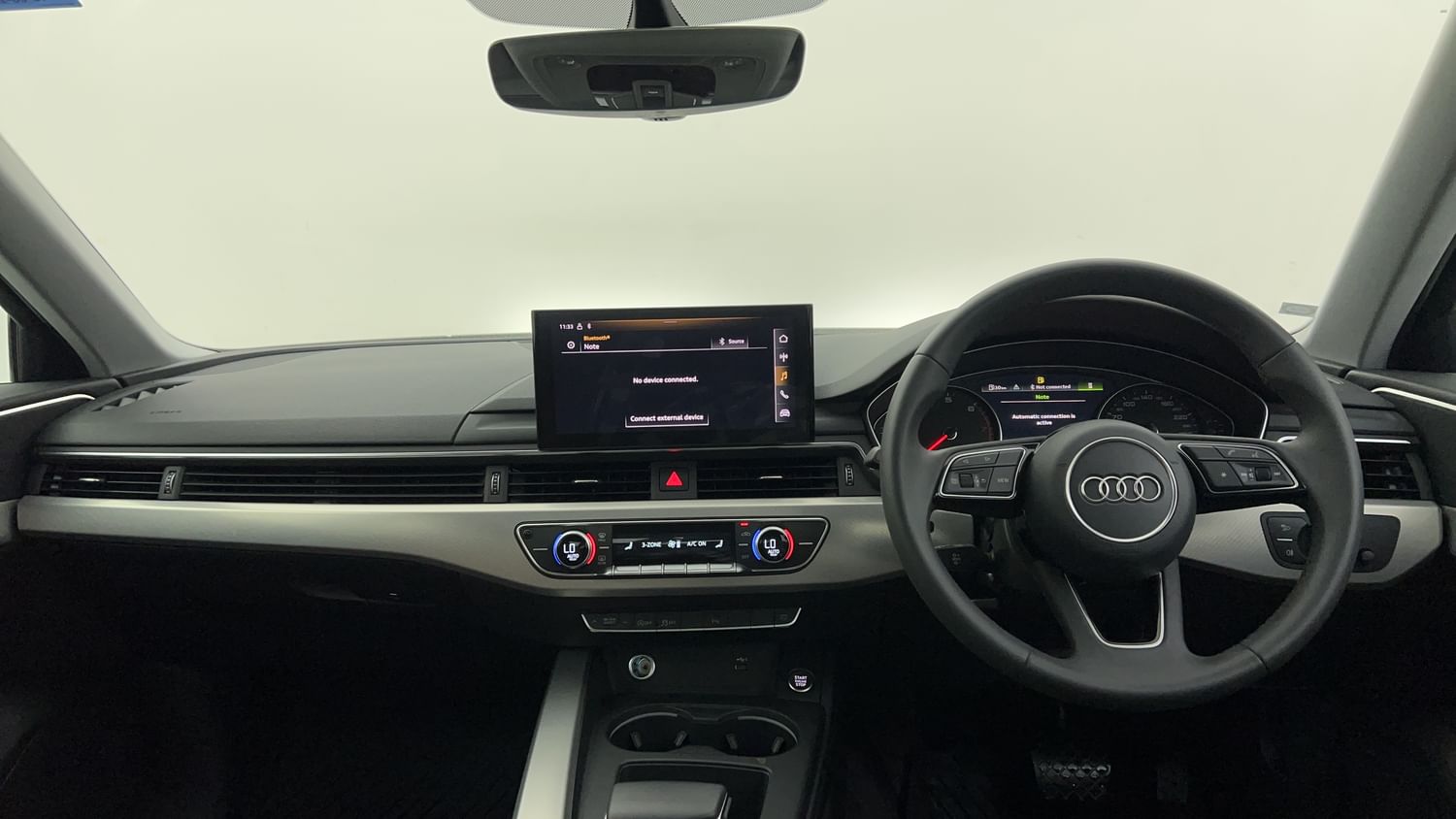 New Audi A4 interior DASHBOARD VIEW