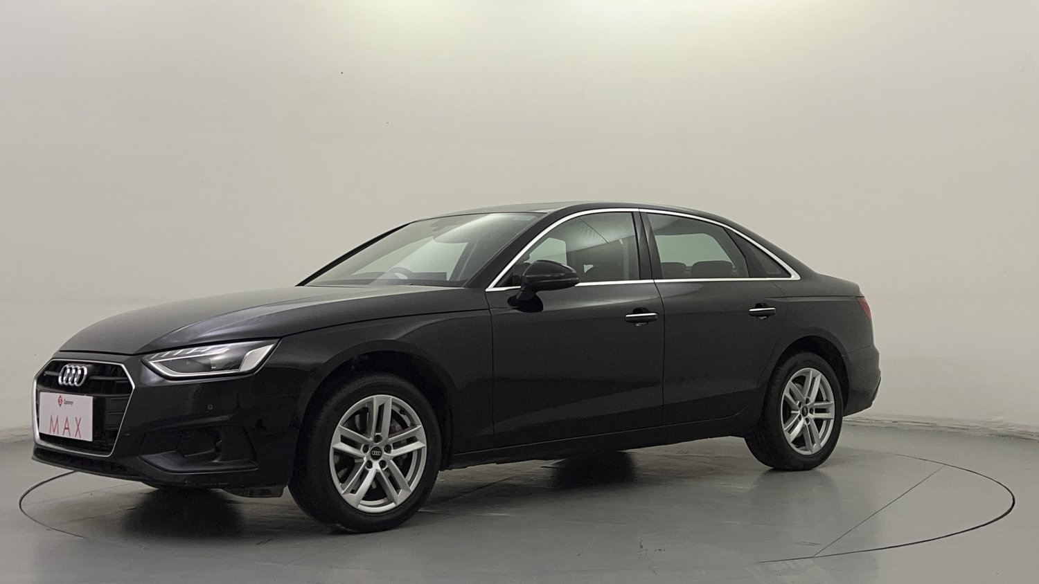 New Audi A4 exterior LEFT FRONT CORNER VIEW