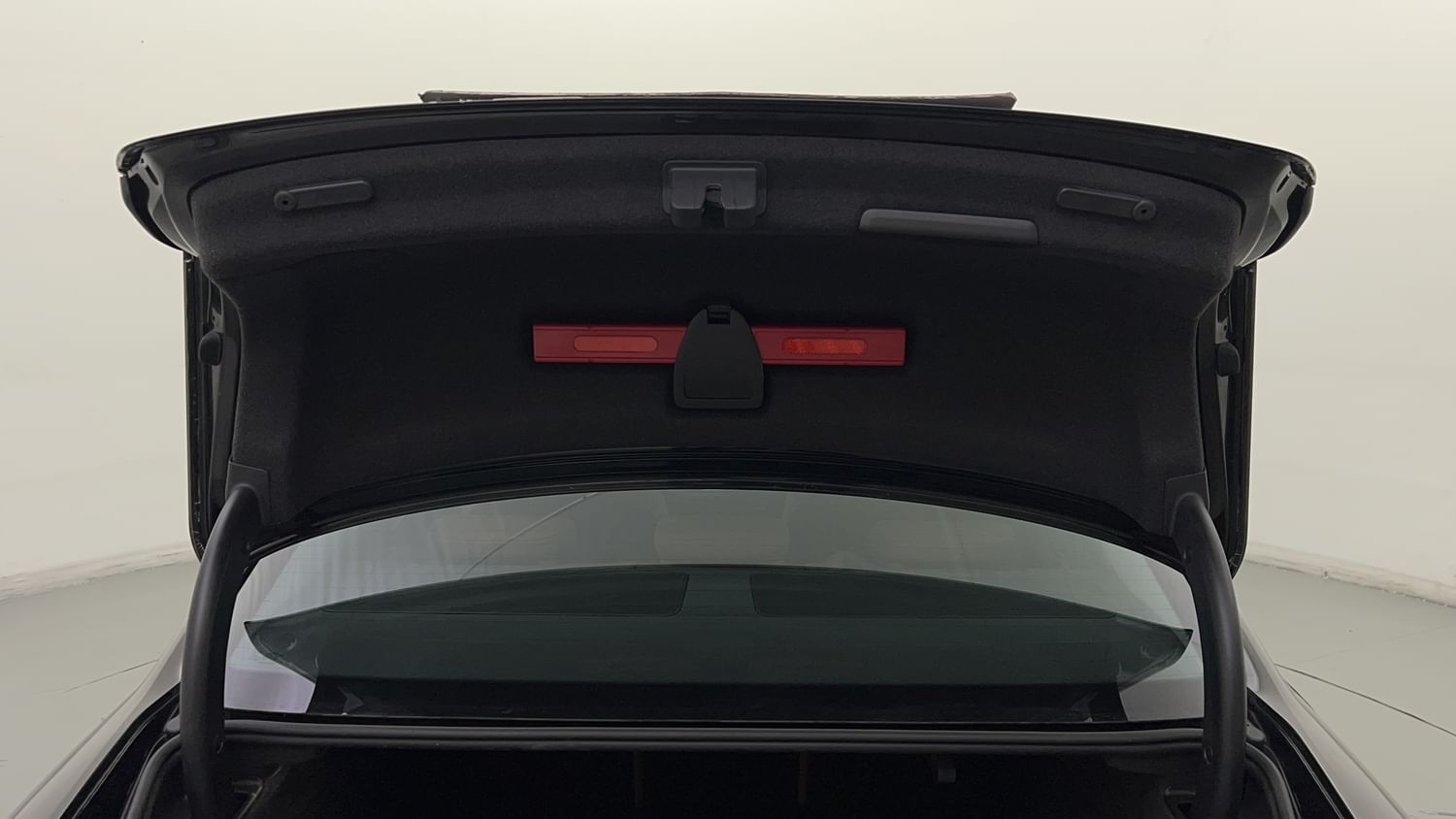 New Audi A4 interior DICKY DOOR OPEN VIEW