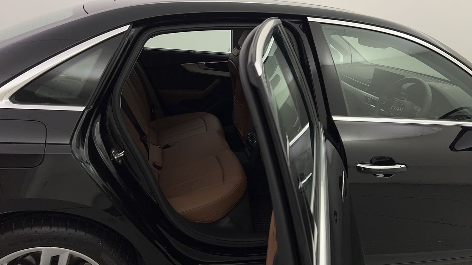 New Audi A4 interior RIGHT SIDE REAR DOOR CABIN VIEW