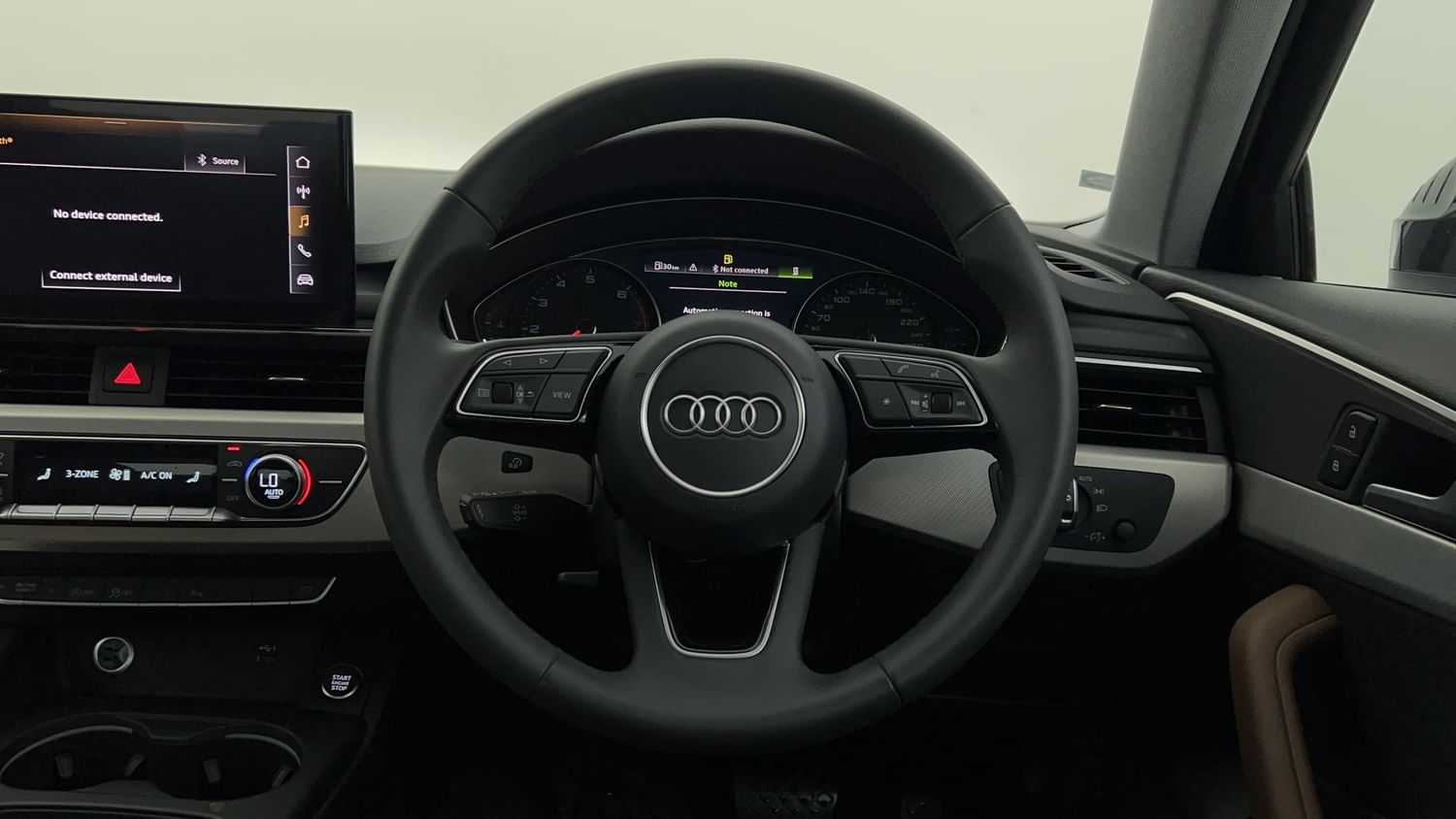 New Audi A4 interior STEERING VIEW