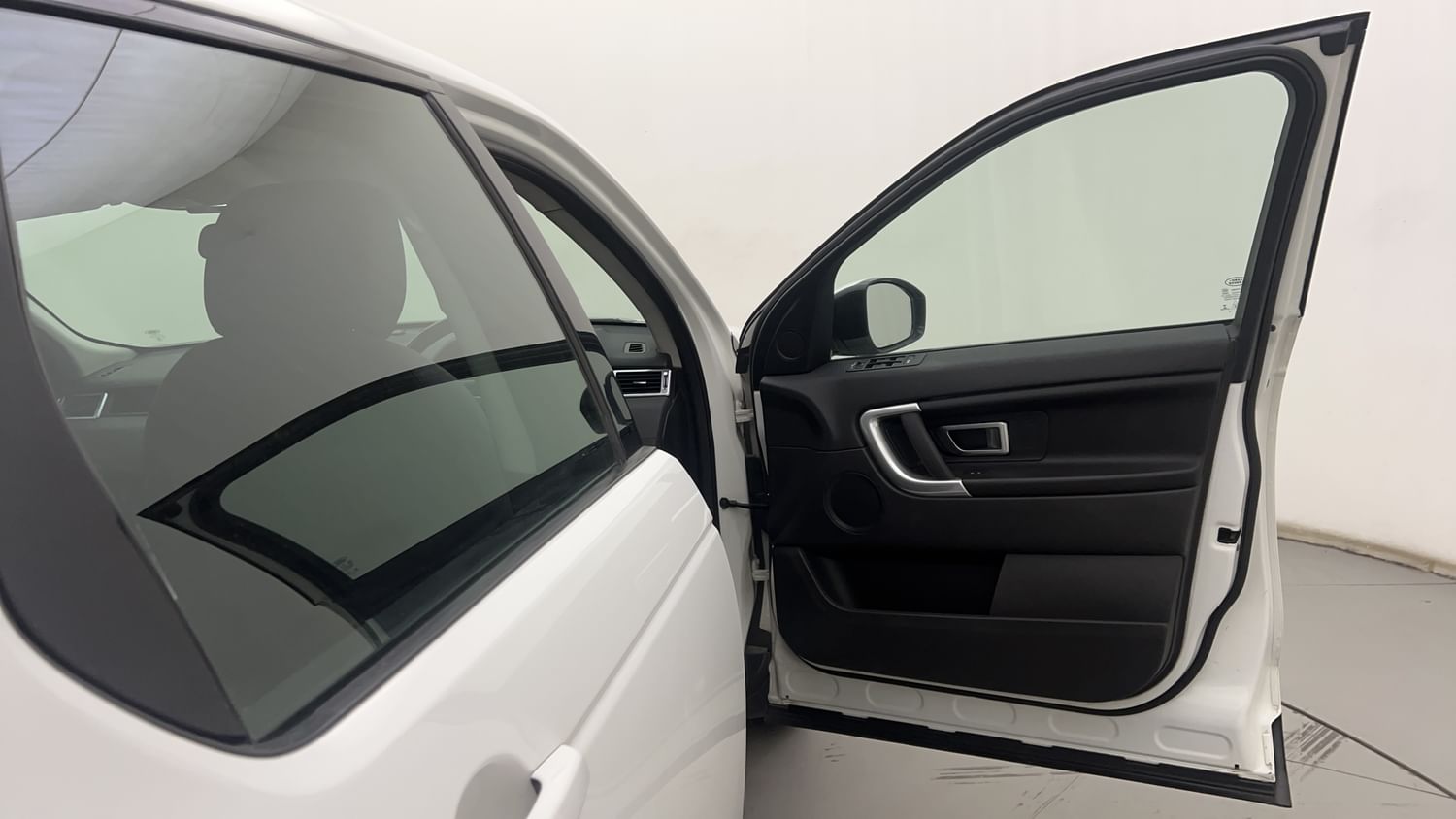 New Land Rover Discovery Sport interior RIGHT FRONT DOOR OPEN VIEW