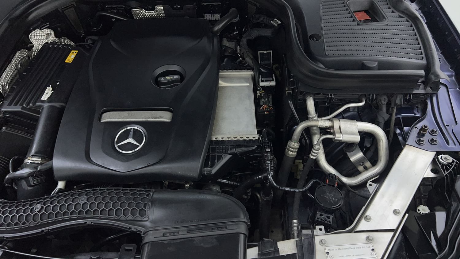 New Mercedes-Benz GLC engine ENGINE LEFT SIDE VIEW