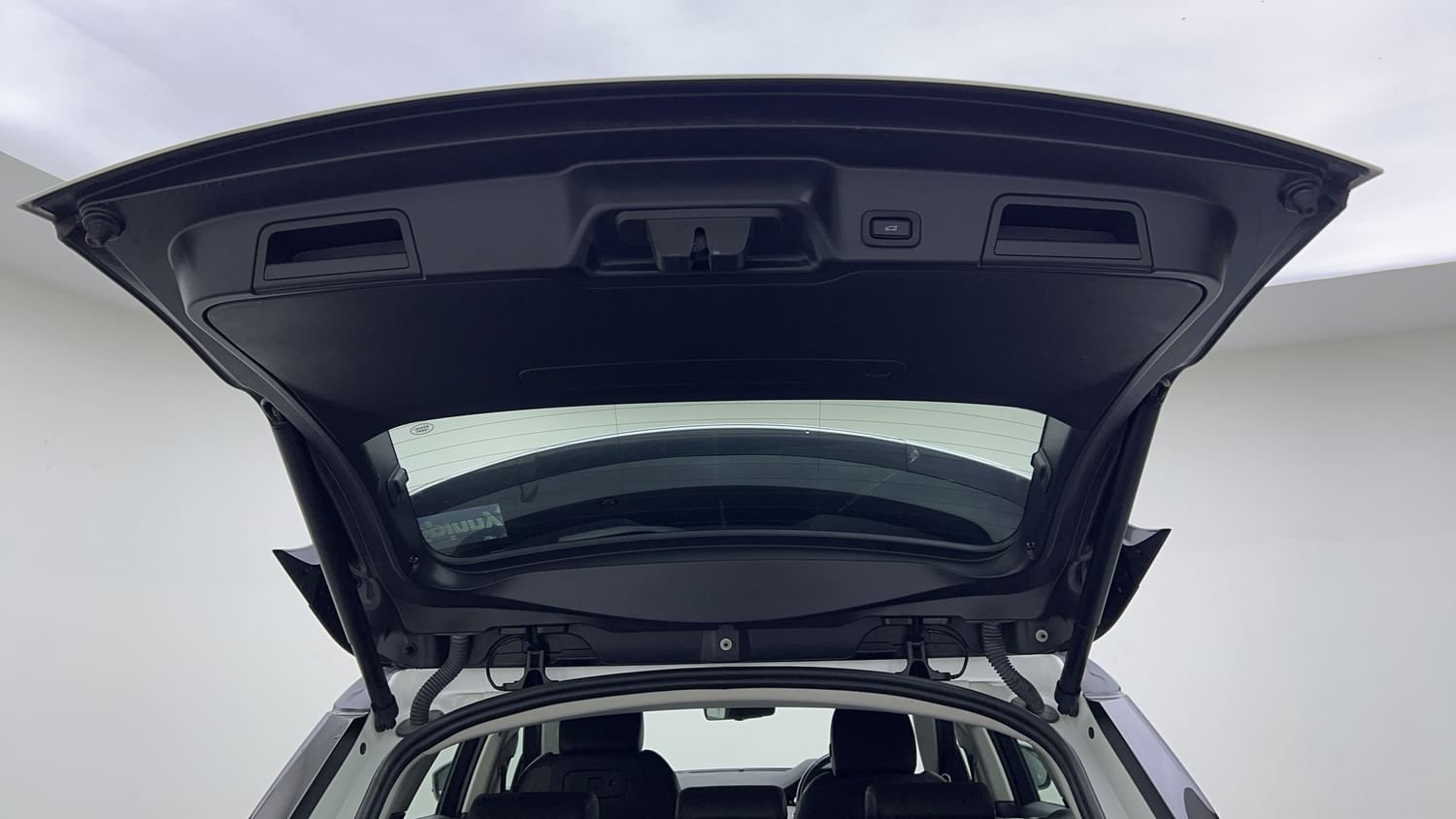 New Land Rover Range Rover Evoque interior DICKY DOOR OPEN VIEW