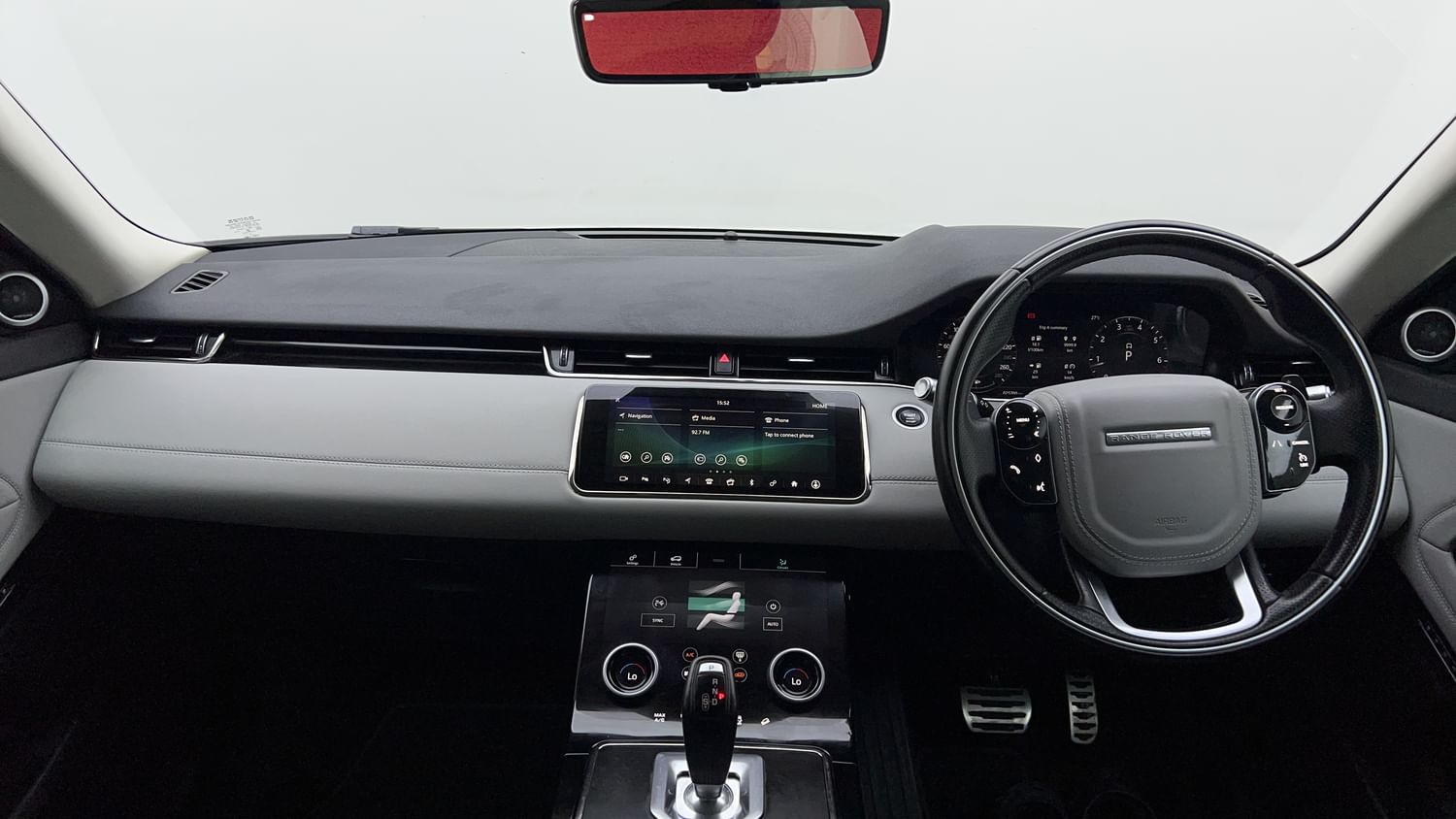 New Land Rover Range Rover Evoque interior DASHBOARD VIEW