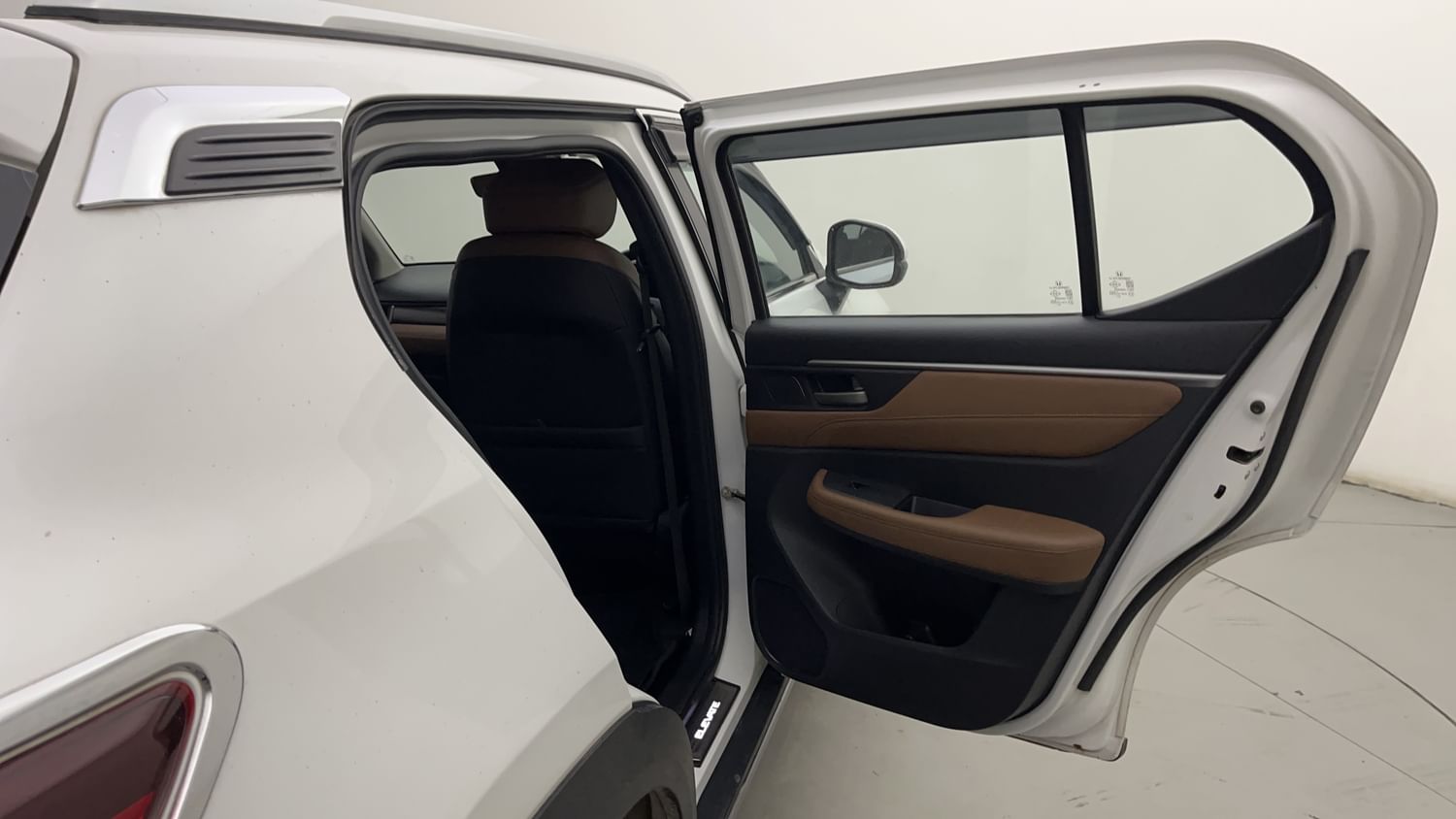 New Honda Elevate interior RIGHT REAR DOOR OPEN VIEW